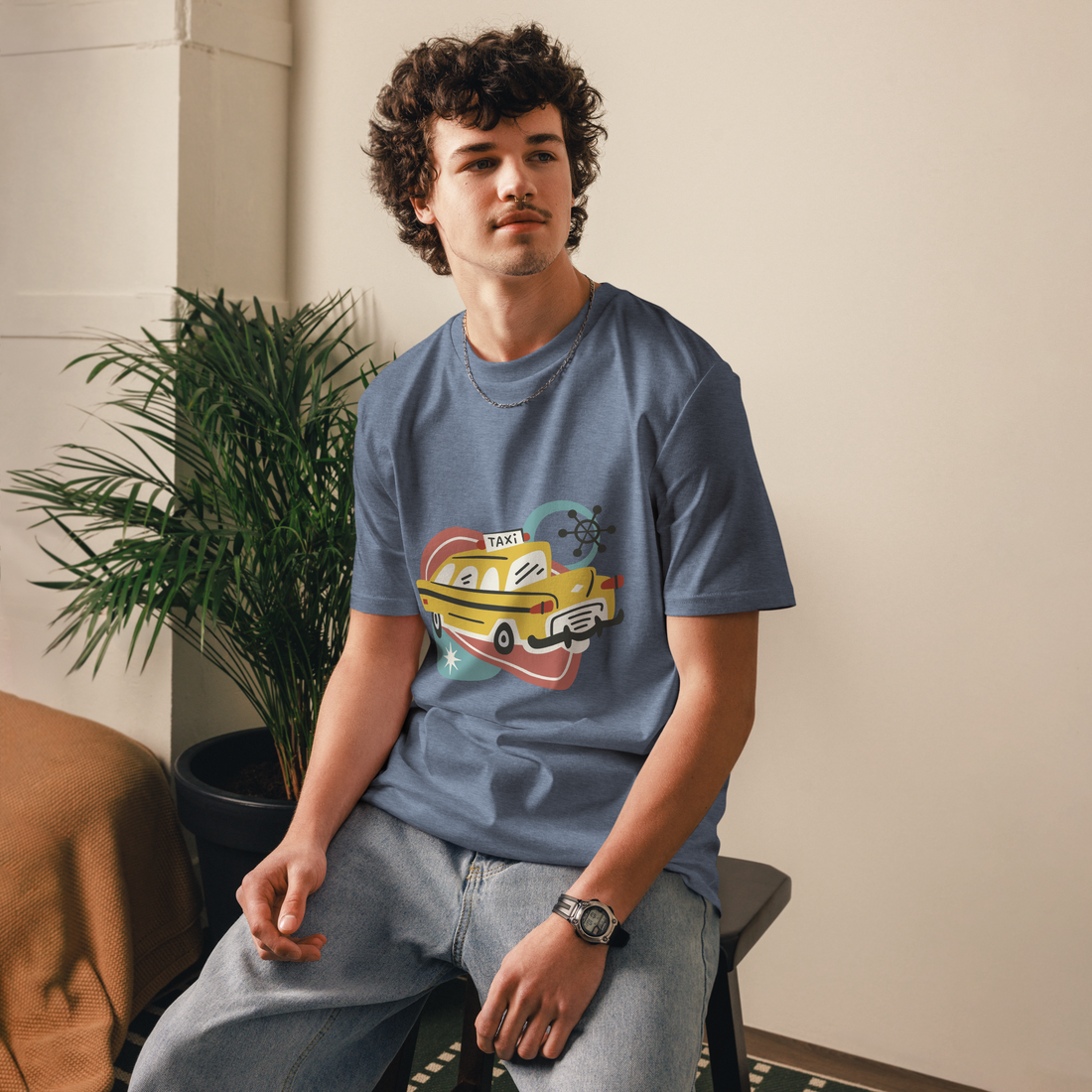 Organic cotton graphic tee
