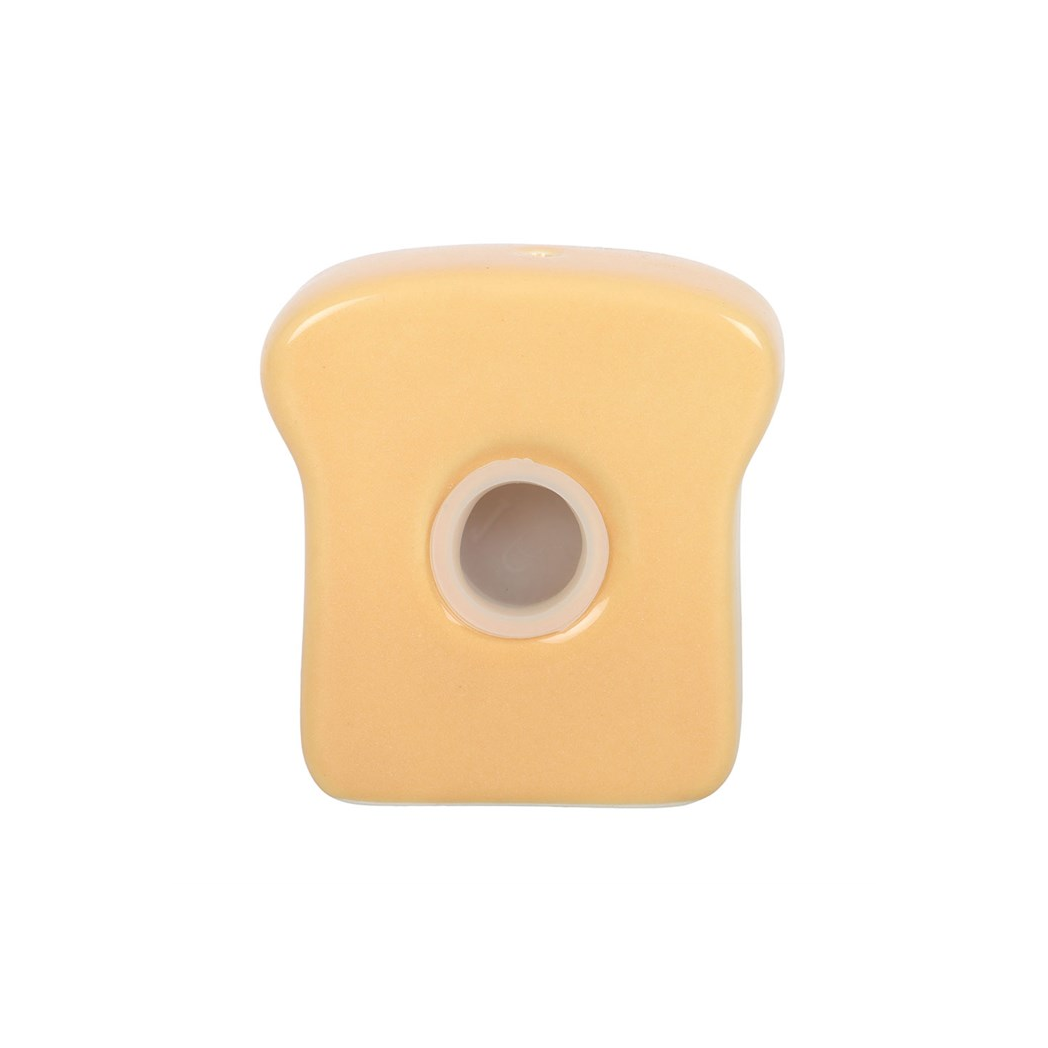 Kawaii Toast Salt and Pepper Shakers – Cute Ceramic Kitchen Seasoning Set