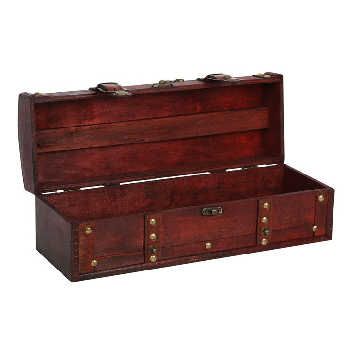 Wooden looking treasure chest 