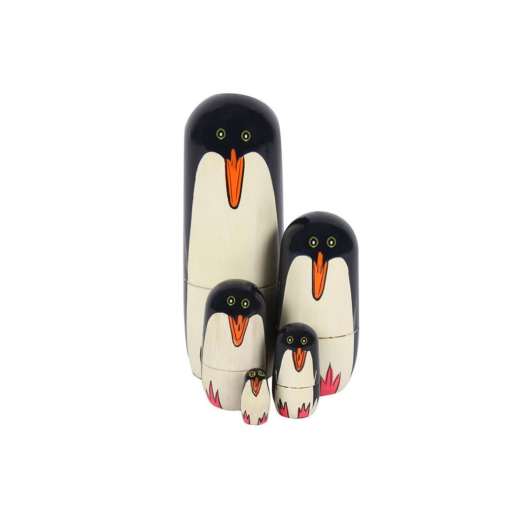 Penguin Nesting Dolls | Russian Matryoshka Style Toy Set