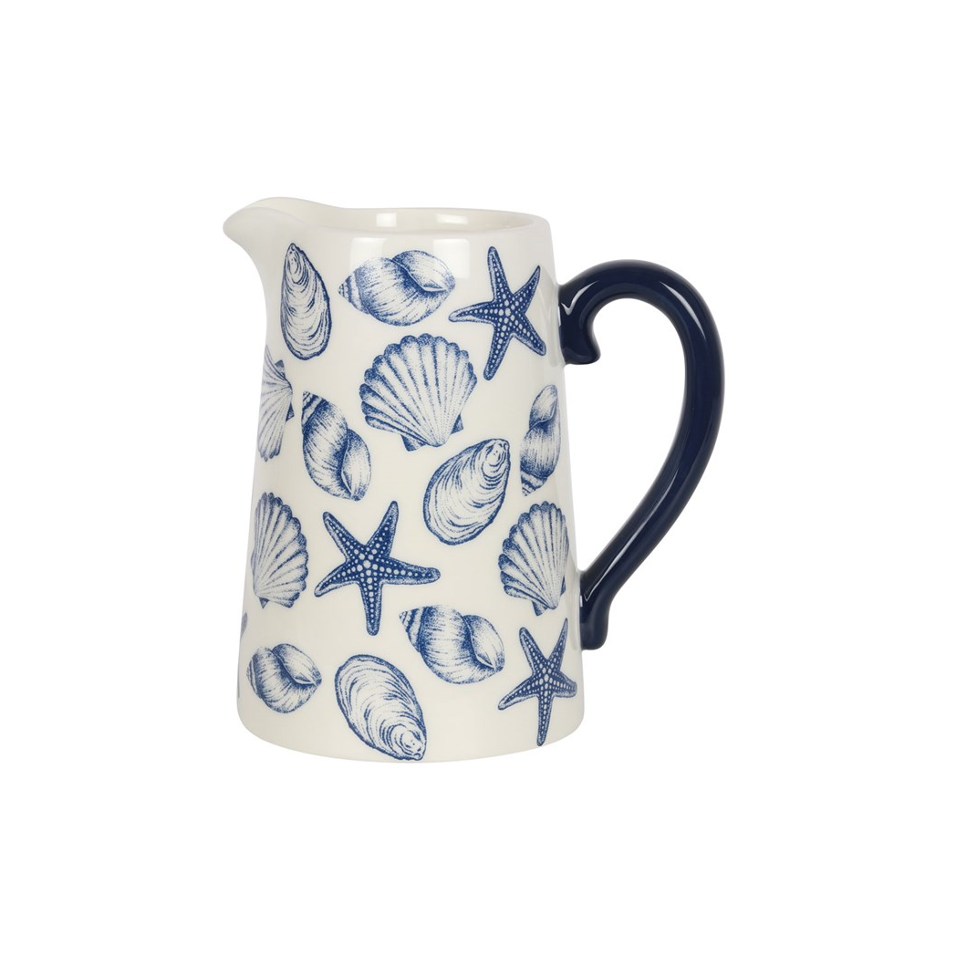 Seashell Ceramic Flower Jug