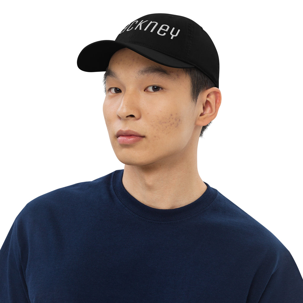 Organic Cotton Cap With Text "Hackney"