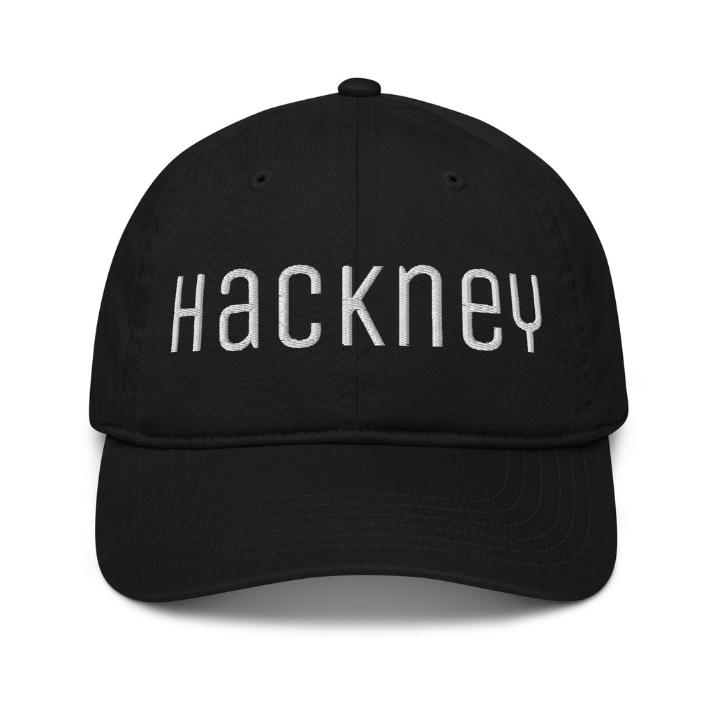 Organic Cotton Cap With Text "Hackney"