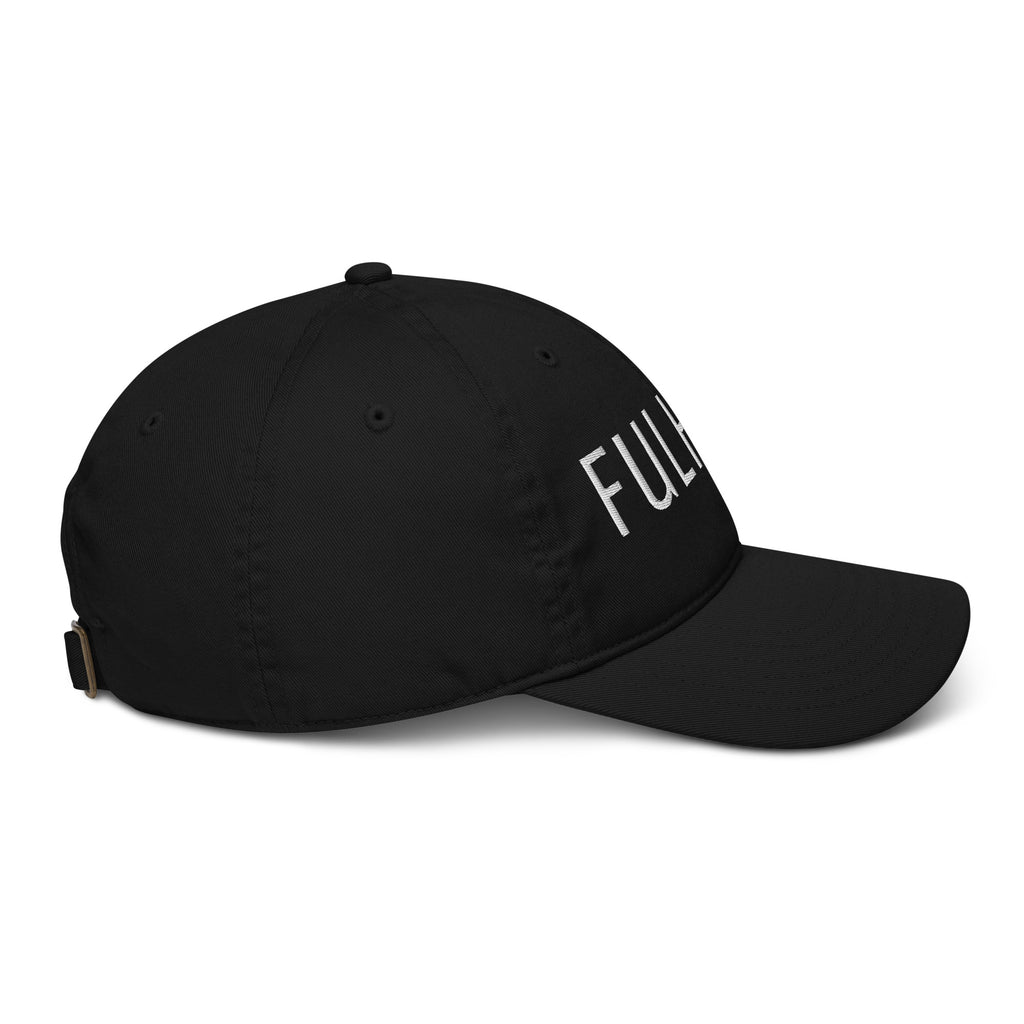 Organic Cotton Basketball Cap With Text "Fulham"