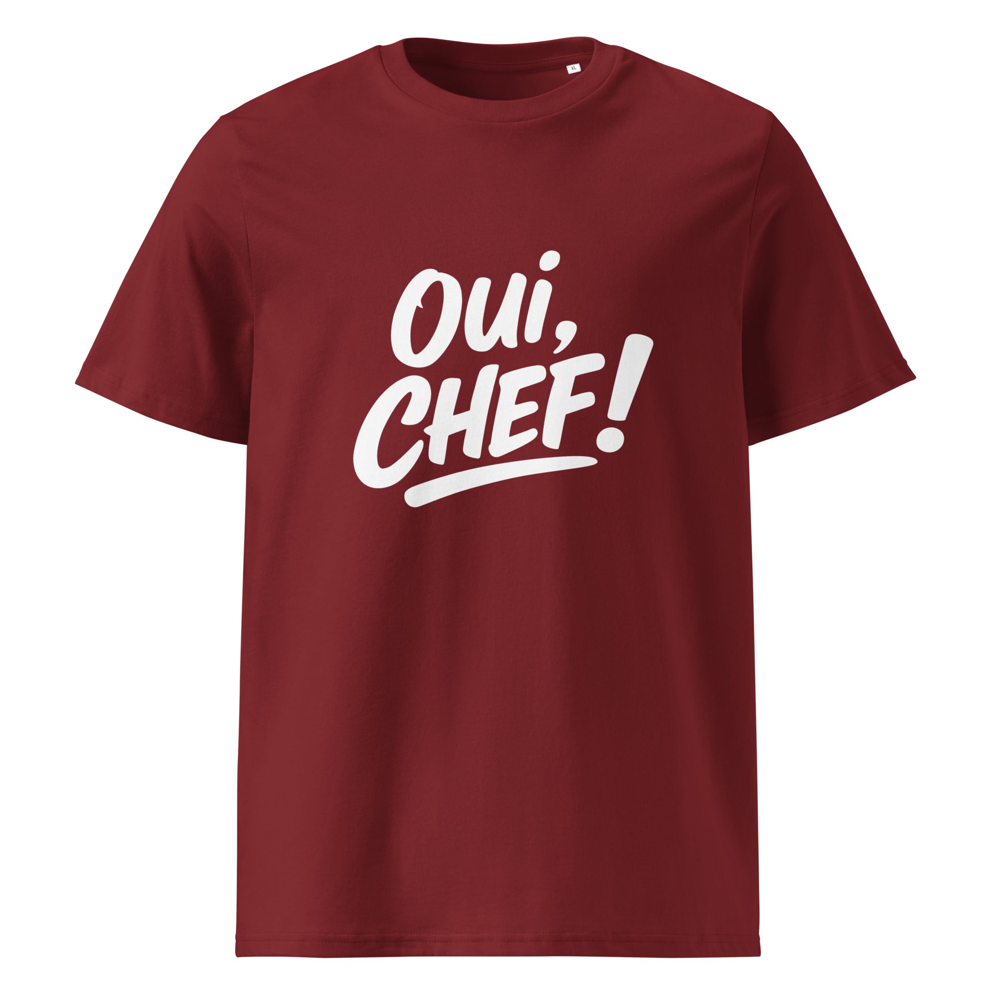 T-shirt with 'Oui, Chef!' 